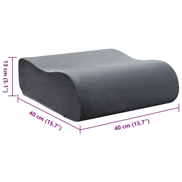 Sitzkissen Uni Grau
