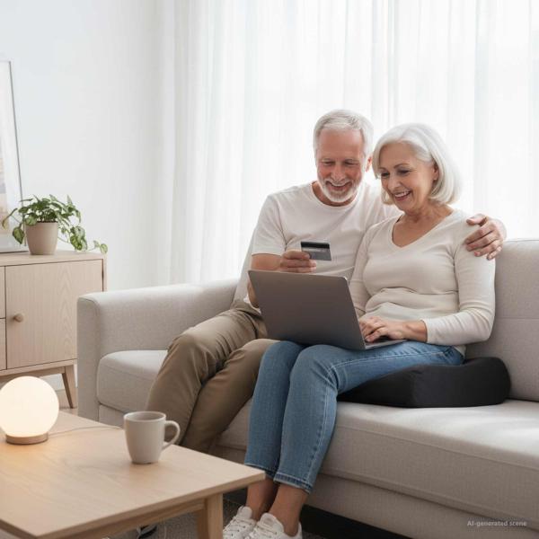 ARDEBO.de - Sitzkissen Uni Schwarz