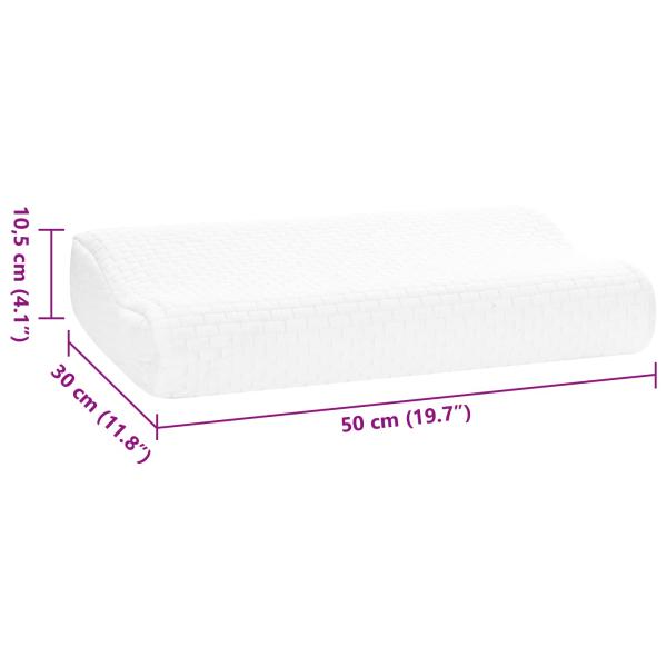 Schlafkissen Uni 60 x 37 x 12 cm