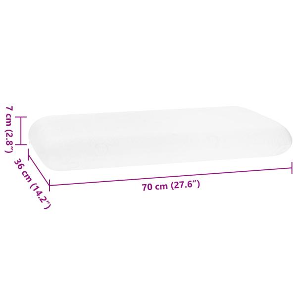 Schlafkissen Uni 70 x 36 x 13 cm