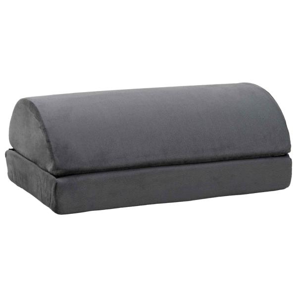 Fußstützenkissen Uni Grau