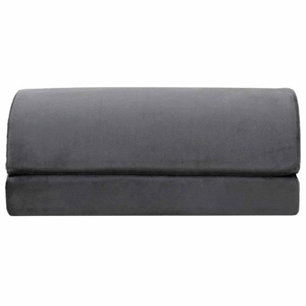 Fußstützenkissen Uni Grau