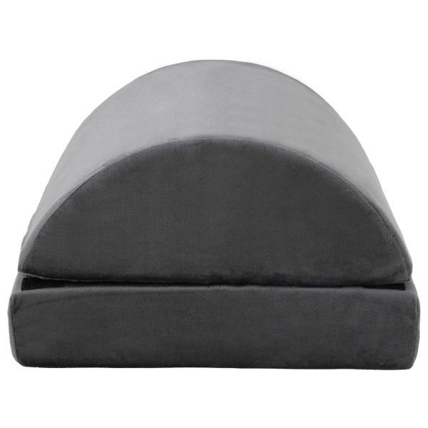 Fußstützenkissen Uni Grau