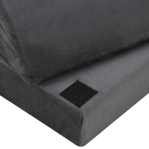 Fußstützenkissen Uni Grau