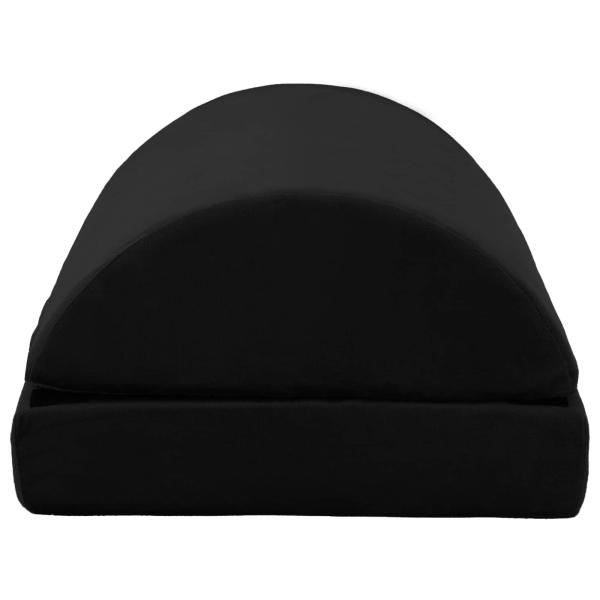 Fußstützenkissen Uni Schwarz
