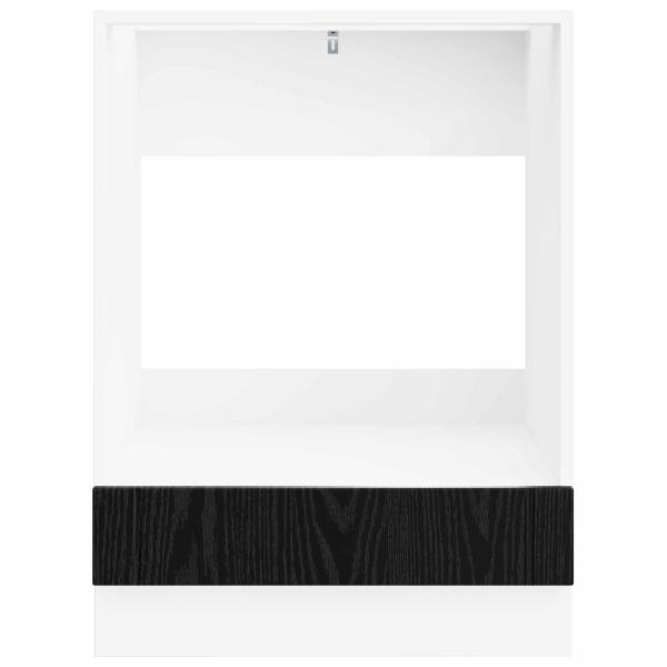 Küchenschrank Schwarz Eichen-Optik 60 x 46 x 81,5 cm