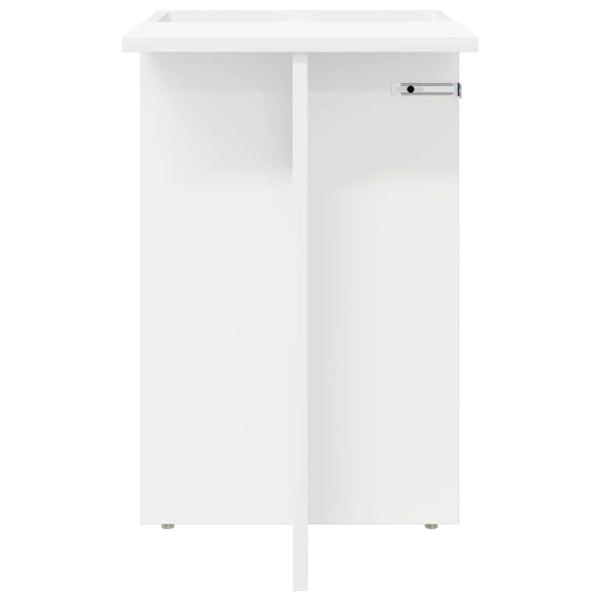 Beistelltisch Weiß 35 x 40 x 55 cm Holzwerkstoff