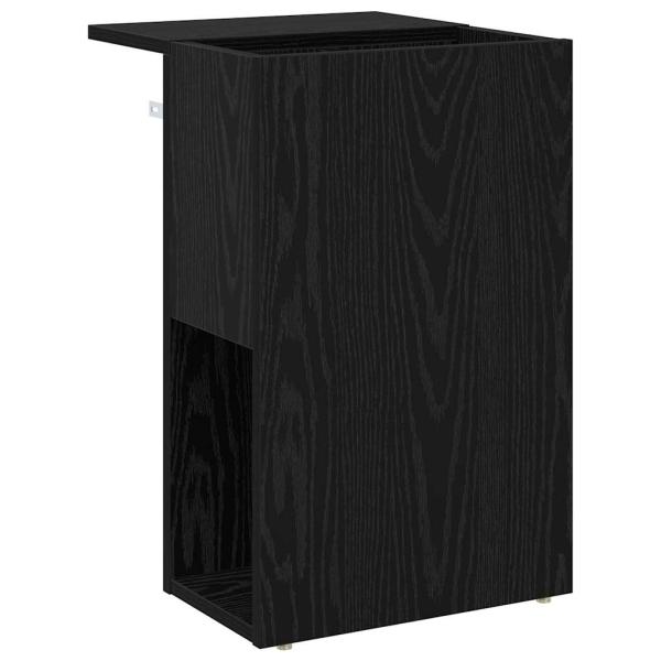 Beistelltisch Schwarz Eichen-Optik 35 x 40 x 55 cm