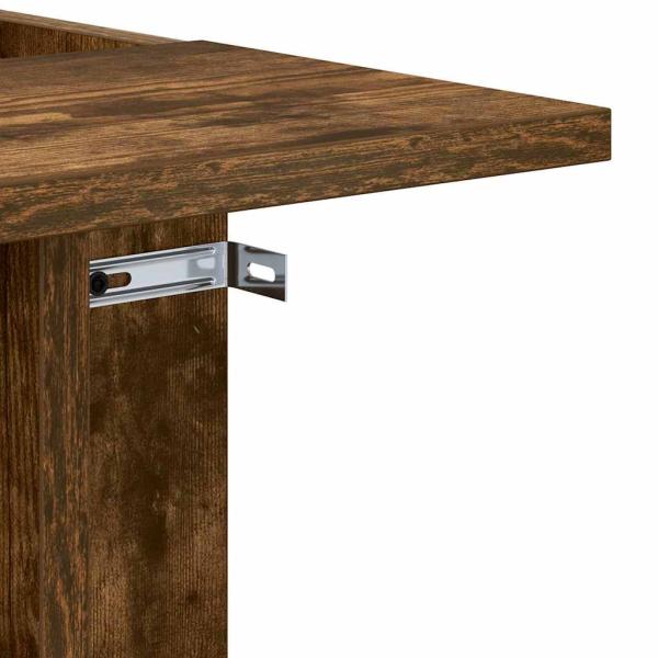 Beistelltisch Geräucherte Eiche 35 x 40 x 55 cm Holzwerkstoff