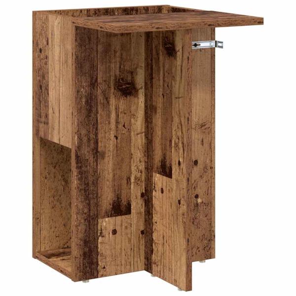 ARDEBO.de - Beistelltisch Altholz 35 x 40 x 55 cm Holzwerkstoff