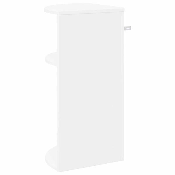 Beistelltisch Weiß 29,6 x 29,6 x 60 cm Holzwerkstoff