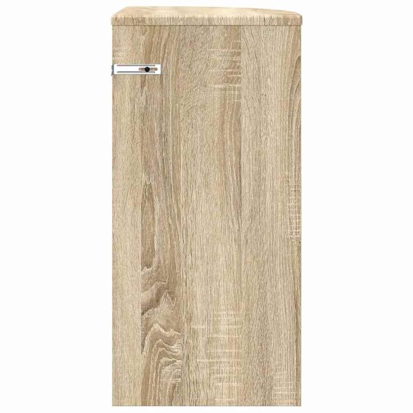 Beistelltisch Sonoma-Eiche 29,6 x 29,6 x 60 cm Holzwerkstoff