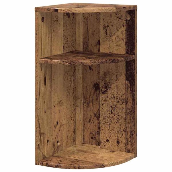 ARDEBO.de - Beistelltisch Altholz 29,6 x 29,6 x 60 cm Holzwerkstoff