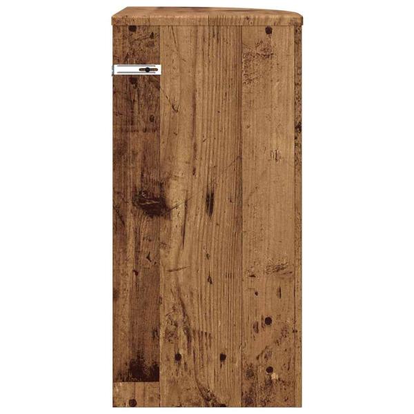 Beistelltisch Altholz 29,6 x 29,6 x 60 cm Holzwerkstoff