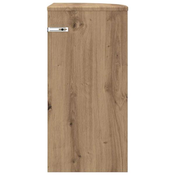 Beistelltisch Artisan-Eiche 29,6 x 29,6 x 60 cm Holzwerkstoff