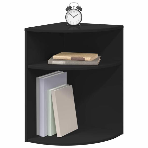 Beistelltisch Schwarz 39,7 x 39,7 x 60 cm Holzwerkstoff