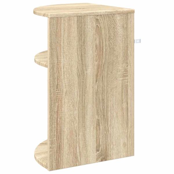 Beistelltisch Sonoma-Eiche 39,7 x 39,7 x 60 cm Holzwerkstoff