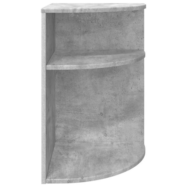 Beistelltisch Beton Grau 39,7 x 39,7 x 60 cm Holzwerkstoff