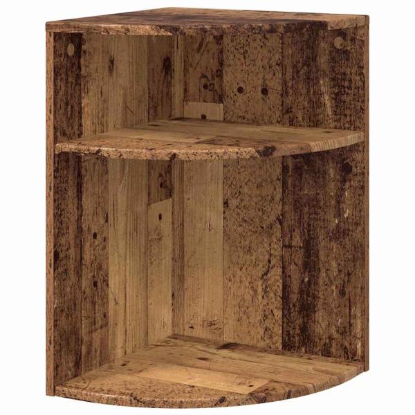 ARDEBO.de - Beistelltisch Altholz 39,7 x 39,7 x 60 cm Holzwerkstoff