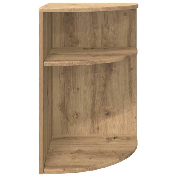 Beistelltisch Artisan-Eiche 39,7 x 39,7 x 60 cm Holzwerkstoff