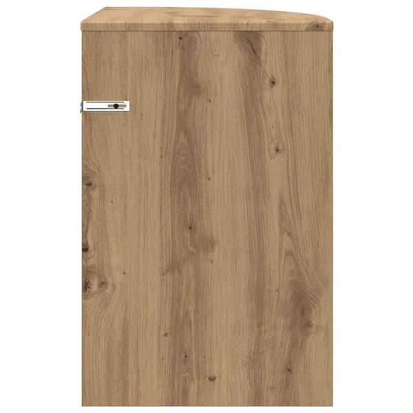Beistelltisch Artisan-Eiche 39,7 x 39,7 x 60 cm Holzwerkstoff