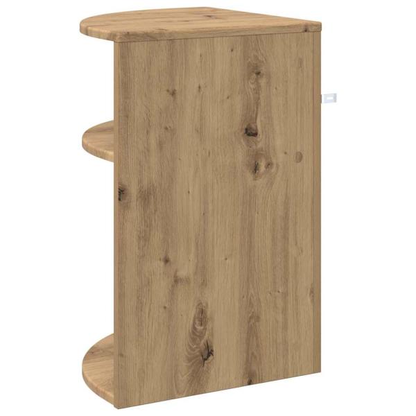 Beistelltisch Artisan-Eiche 39,7 x 39,7 x 60 cm Holzwerkstoff