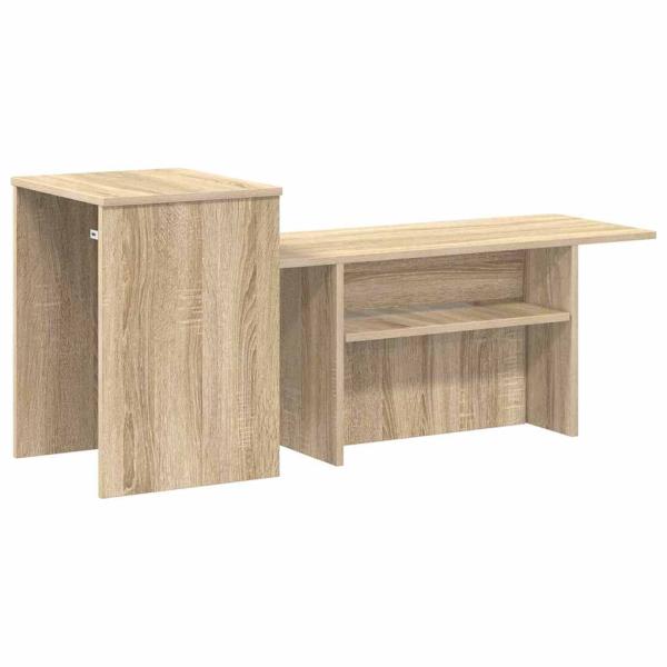 Konsolentisch Sonoma-Eiche 80 x 50 x 225 cm Holzwerkstoff