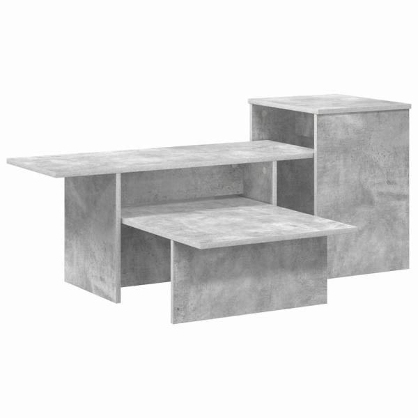 Konsolentisch Beton Grau 80 x 50 x 225 cm Holzwerkstoff