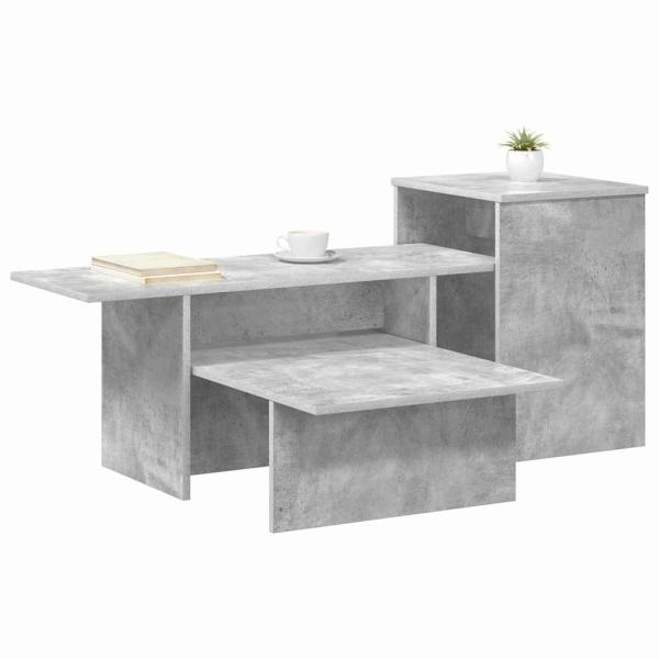 Konsolentisch Beton Grau 80 x 50 x 225 cm Holzwerkstoff