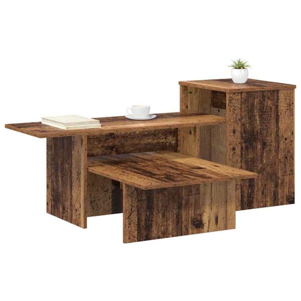 Konsolentisch Altholz 80 x 50 x 225 cm Holzwerkstoff