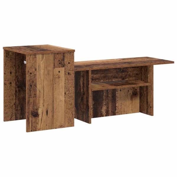 Konsolentisch Altholz 80 x 50 x 225 cm Holzwerkstoff