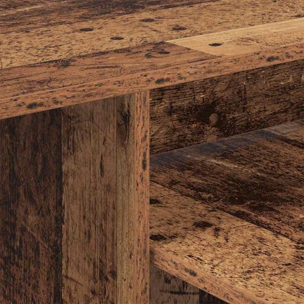 Konsolentisch Altholz 80 x 50 x 225 cm Holzwerkstoff