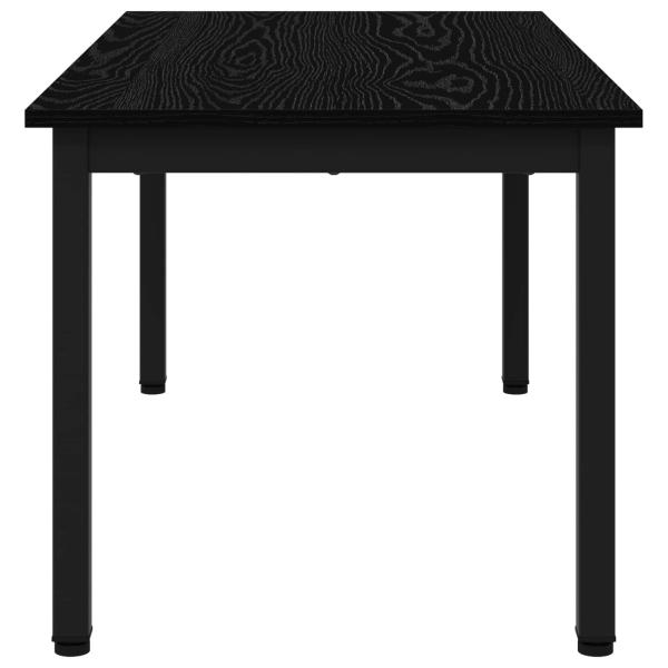 Couchtisch Schwarz Eichen-Optik 100 x 50 x 45 cm Holzwerkstoff