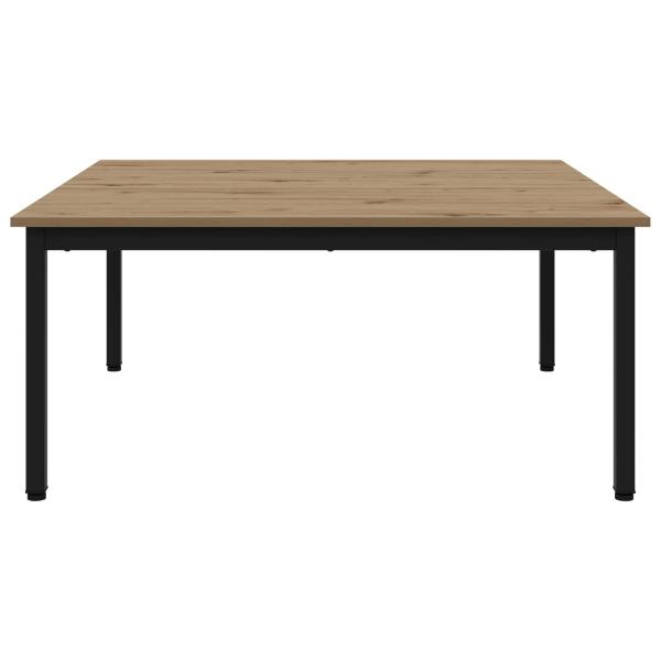 Couchtisch Kunsthandwerk Eiche 100 x 100 x 45 cm Holzwerkstoff