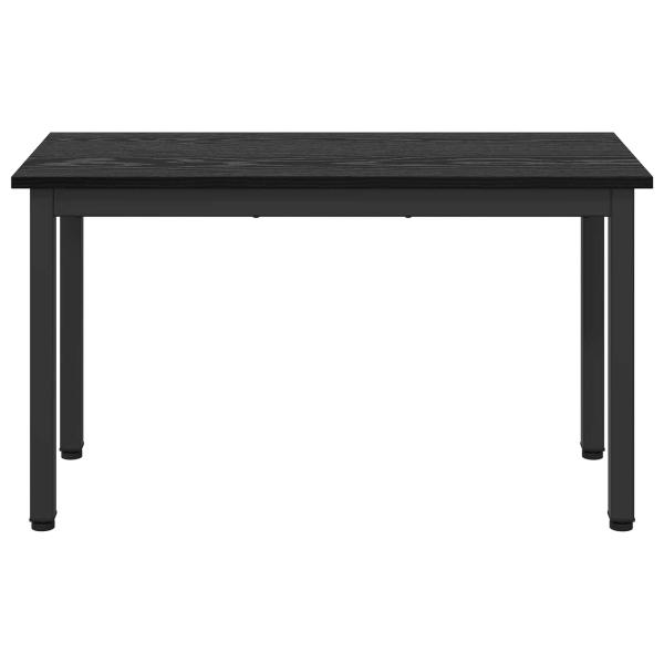 Bank Schwarz Eichen-Optik 80 x 35 x 45 cm Holzwerkstoff