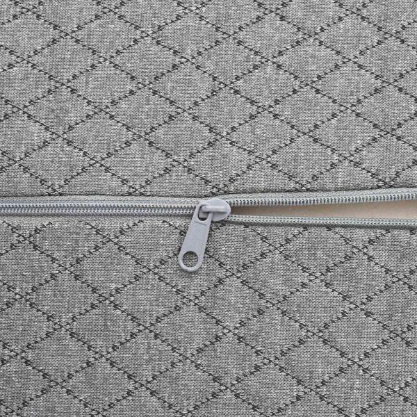 Beinkissen Geometrisch Grau