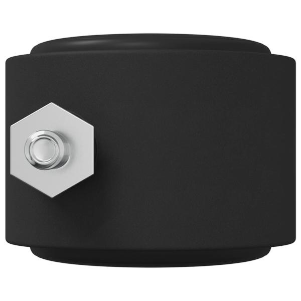 ARDEBO.de - Rollen 12 pcs Schwarz 40,1 x 40,1 x 37,8 mm PP und Eisen