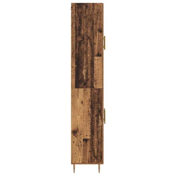 Highboard 2 pcs Altholz 69,5 x 34 x 180 cm Holzwerkstoff