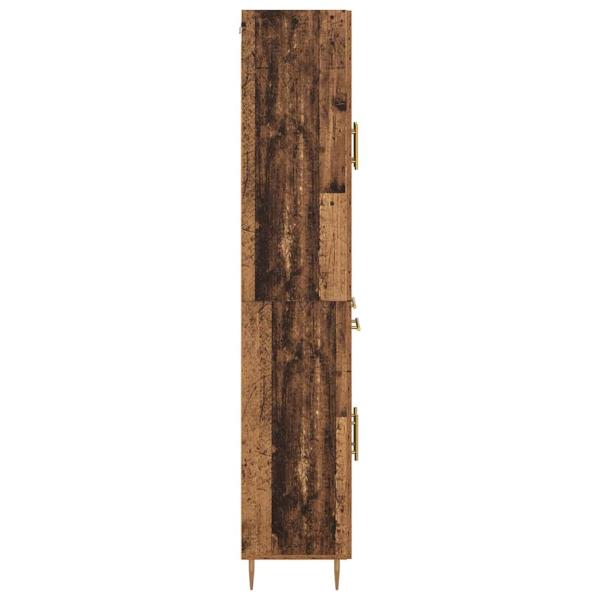 Highboard 2 pcs Altholz 69,5 x 34 x 180 cm Holzwerkstoff