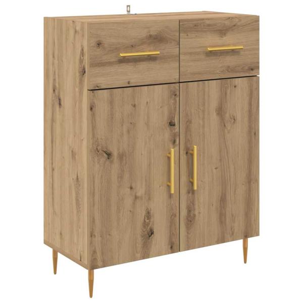 Highboard 2 pcs Artisan-Eiche 69,5 x 34 x 180 cm Holzwerkstoff