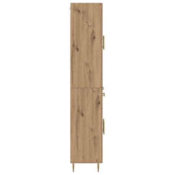 Highboard 2 pcs Artisan-Eiche 69,5 x 34 x 180 cm Holzwerkstoff