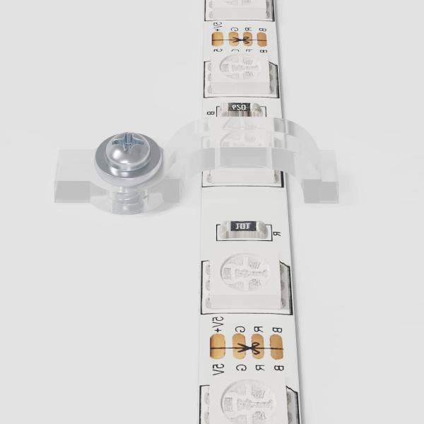 LED Streifen 4 pcs Schwarz und Transparent 40 x 0,8 x 0,3 cm