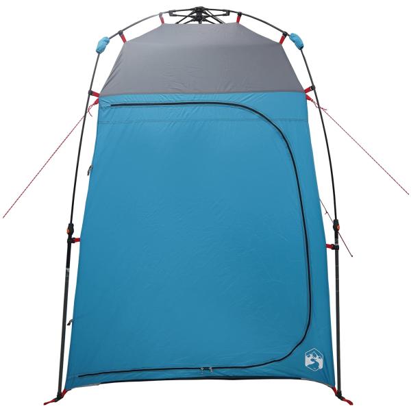 Duschzelt mit Speicher Blau 160 x 160 x 227 cm Stahl