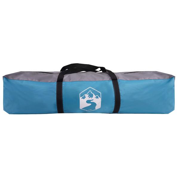 Duschzelt mit Speicher Blau 160 x 160 x 227 cm Stahl