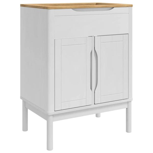 Waschbeckenschrank FLORO Weiß 60 x 40 x 80 cm