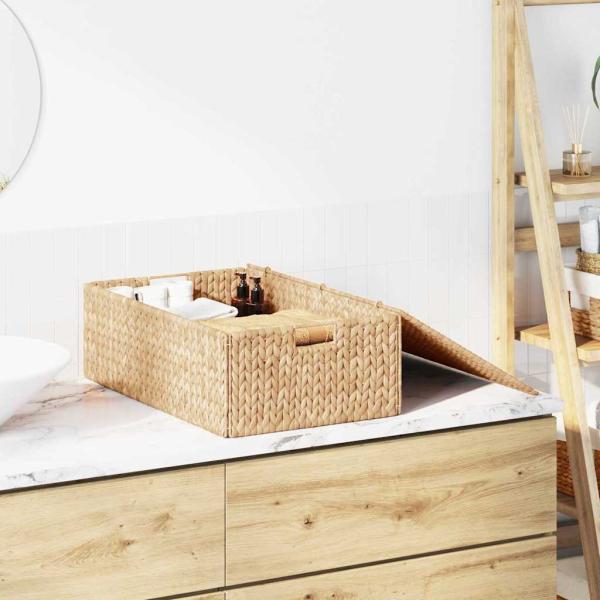 Aufbewahrungsbox Braun 60 x 38 x 20 cm Wasserhyazinthe