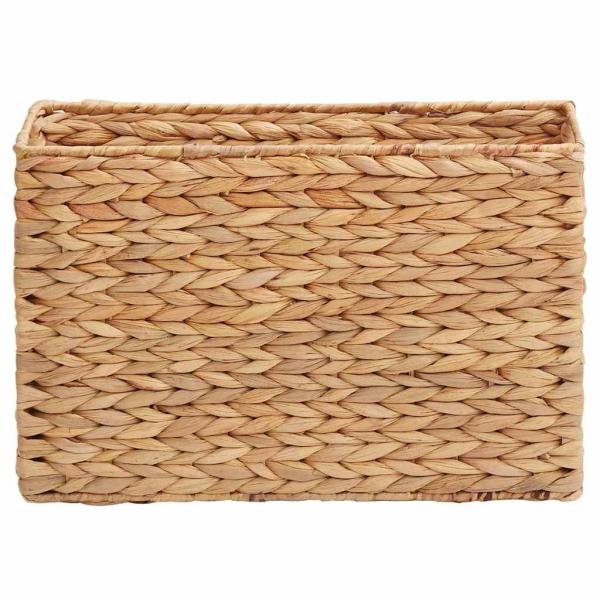 Zeitschriftenkörbe 2 pcs Natur 39 x 14 x 25 cm Wasserhyazinthe