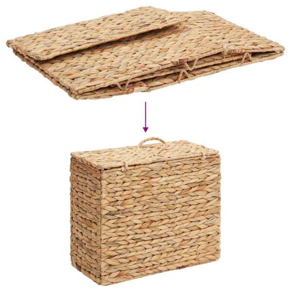 Toilettenrollenhalter Natur 36 x 18 x 31 cm Wasserhyazinthe