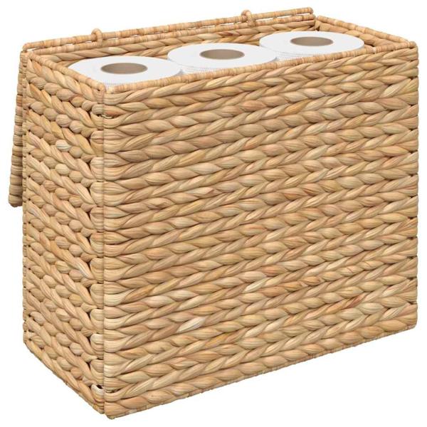 Toilettenrollenhalter Natur 36 x 18 x 31 cm Wasserhyazinthe