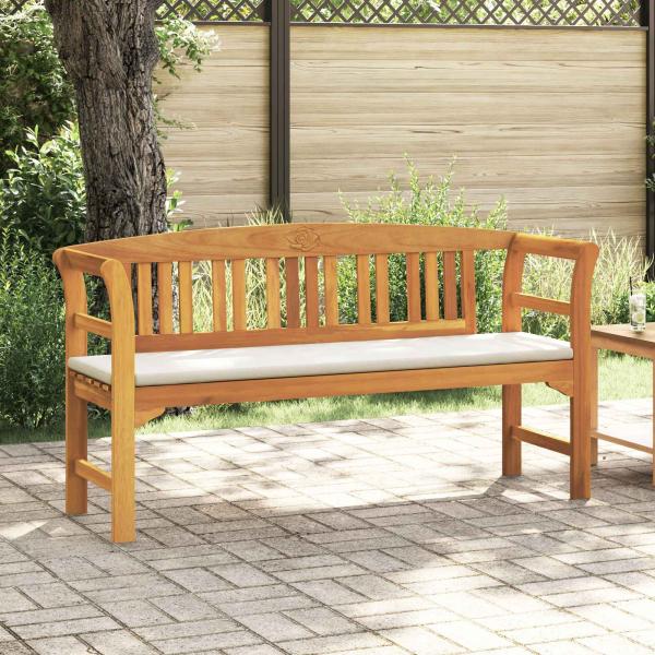 ARDEBO.de - Bank Natürlicher Ölfinish 157 x 46 x 82,5 cm Massivholz Akazie